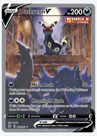 Umbreon V — catalogusbeeld
