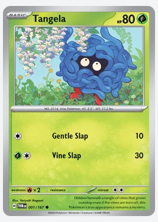 Tangela — catalogusbeeld