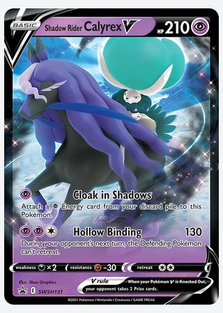 Shadow Rider Calyrex V — catalogusbeeld