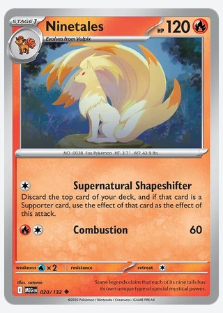 Ninetales — catalogusbeeld