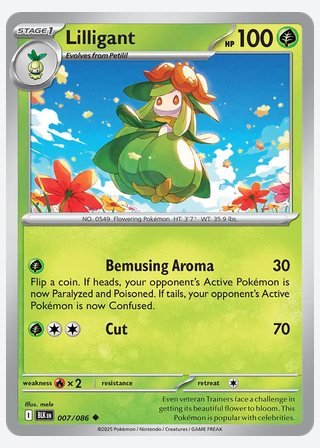 Lilligant — catalogusbeeld