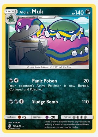 Alolan Muk — catalogusbeeld