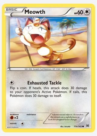 Meowth — catalogusbeeld
