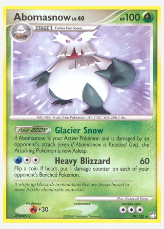 Abomasnow — catalogusbeeld
