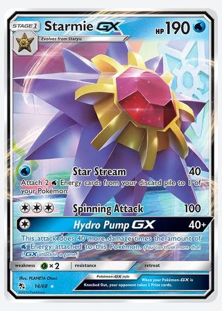 Starmie GX — catalogusbeeld