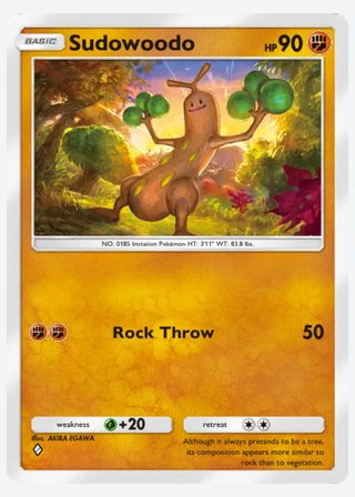 Sudowoodo — catalogusbeeld