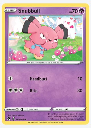 Snubbull — catalogusbeeld