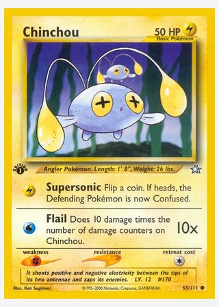Chinchou — catalogusbeeld