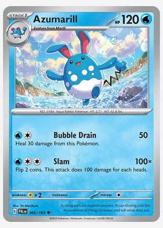 Azumarill — catalogusbeeld