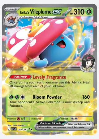 Erika's Vileplume ex — catalogusbeeld