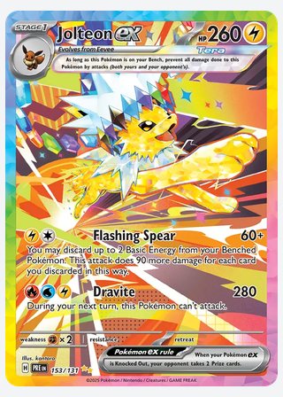Jolteon ex — catalogusbeeld