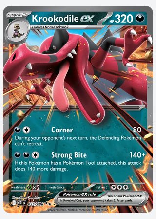 Krookodile ex — catalogusbeeld