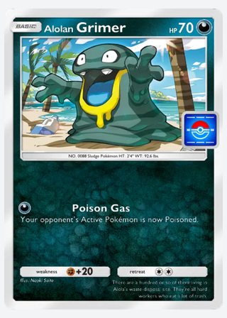 Alolan Grimer — catalogusbeeld