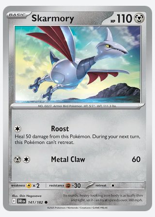 Skarmory — catalogusbeeld