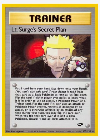 Lt. Surge's Secret Plan — catalogusbeeld