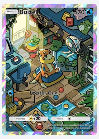 Buizel — catalogusbeeld