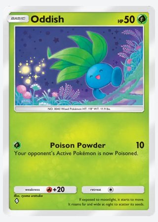 Oddish — catalogusbeeld