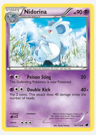 Nidorina — catalogusbeeld