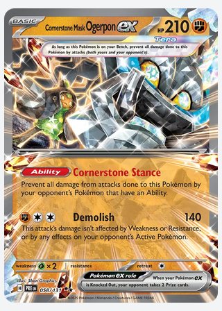 Cornerstone Mask Ogerpon ex — catalogusbeeld