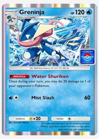 Greninja — catalogusbeeld