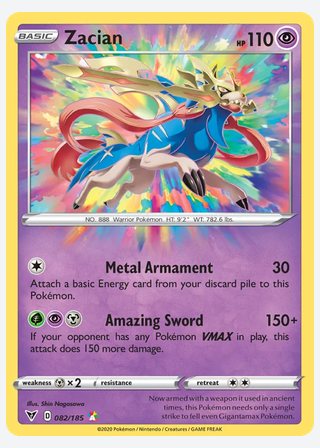 Zacian — catalogusbeeld