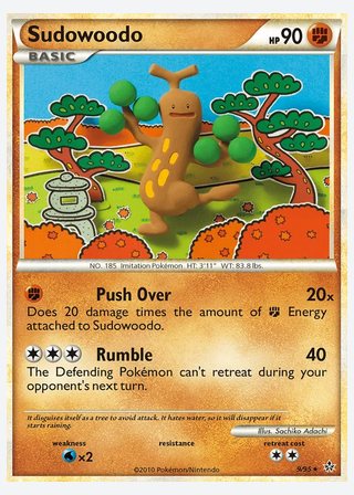 Sudowoodo — catalogusbeeld