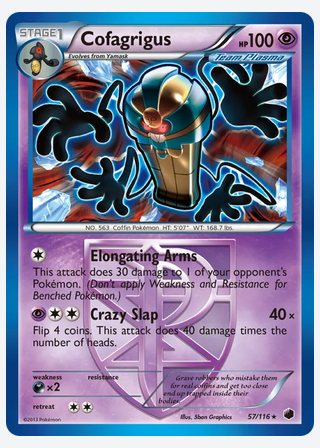 Cofagrigus — catalogusbeeld