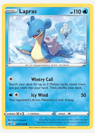 Lapras — catalogusbeeld