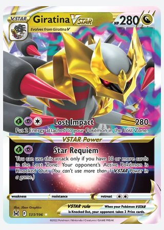 Giratina VSTAR — catalogusbeeld
