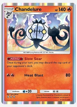 Chandelure — catalogusbeeld