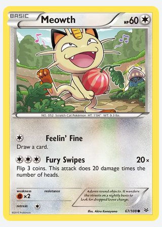 Meowth — catalogusbeeld