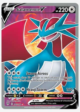 Salamence V — catalogusbeeld