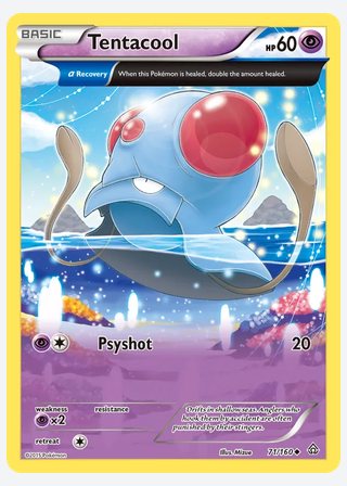 Tentacool — catalogusbeeld