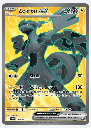 Zekrom ex — catalogusbeeld