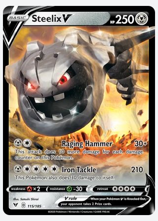 Steelix V — catalogusbeeld