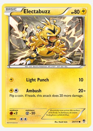 Electabuzz — catalogusbeeld