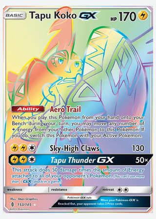 Tapu Koko GX — catalogusbeeld