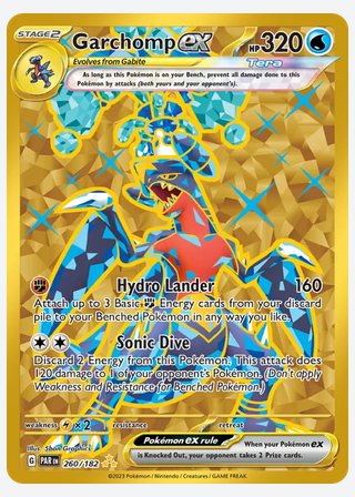 Garchomp ex — catalogusbeeld