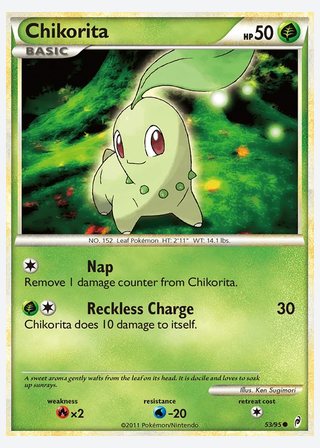 Chikorita — catalogusbeeld