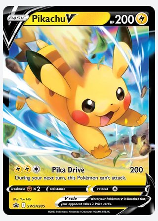 Pikachu V — catalogusbeeld