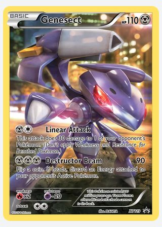 Genesect — catalogusbeeld