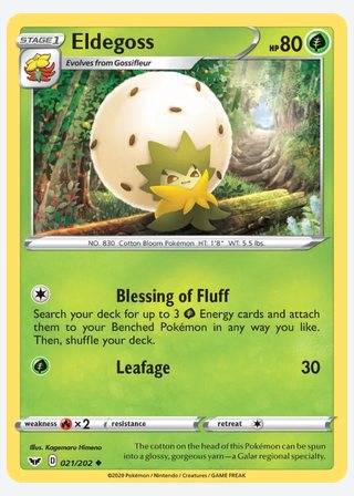 Eldegoss — catalogusbeeld