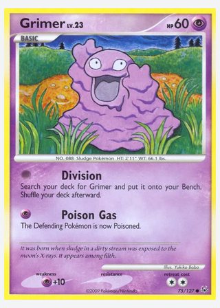 Grimer — catalogusbeeld
