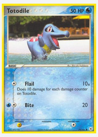 Totodile — catalogusbeeld