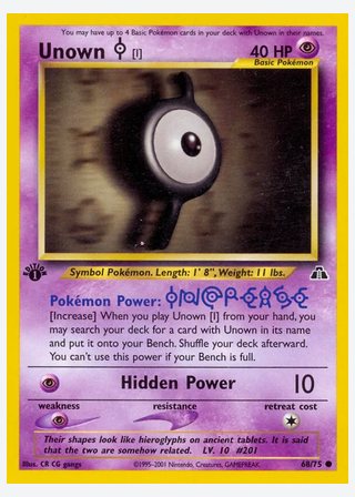 Unown [I] — catalogusbeeld