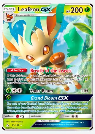 Leafeon GX — catalogusbeeld