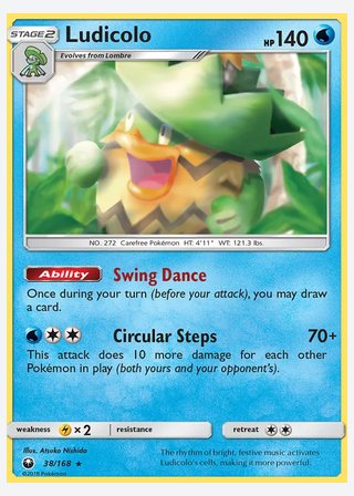 Ludicolo — catalogusbeeld