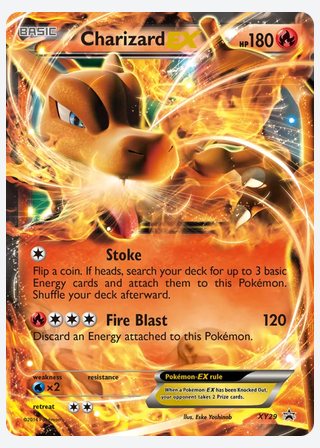 Charizard EX — catalogusbeeld