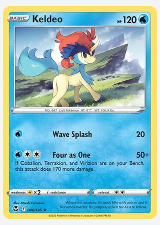 Keldeo — catalogusbeeld