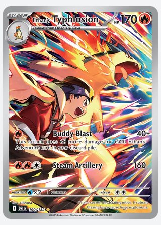 Ethan's Typhlosion — catalogusbeeld